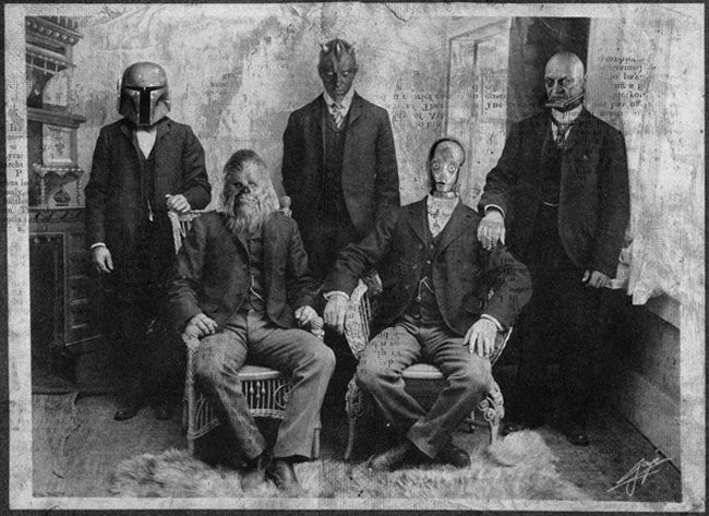 The Lost Family Portraits Of Sci-Fi Icons