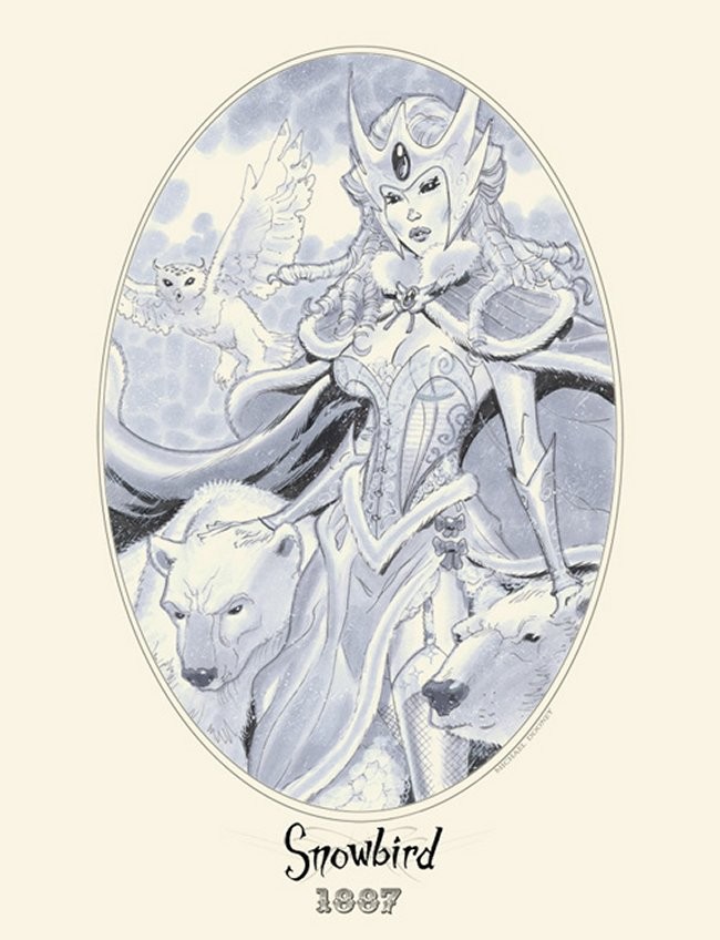 1887 Ladies Old Time Marvel Superheroines