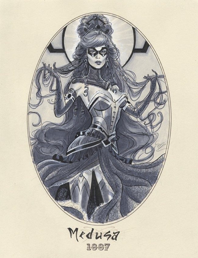 1887 Ladies Old Time Marvel Superheroines