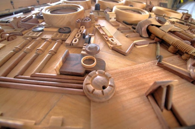 Amazing Wooden Millennium Falcon
