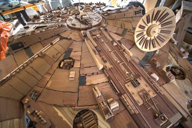Amazing Wooden Millennium Falcon