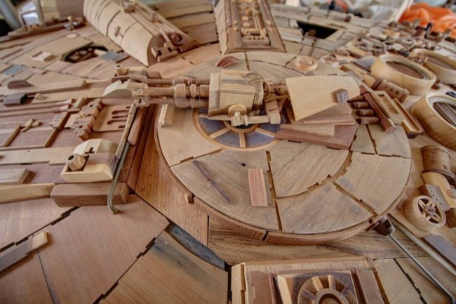 Amazing Wooden Millennium Falcon