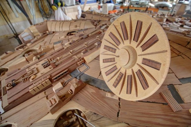 Amazing Wooden Millennium Falcon