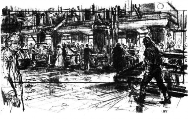 Blade Runner Original Matte Paintings And Sketches