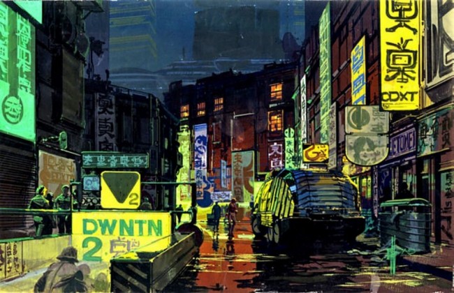 Blade Runner Original Matte Paintings And Sketches
