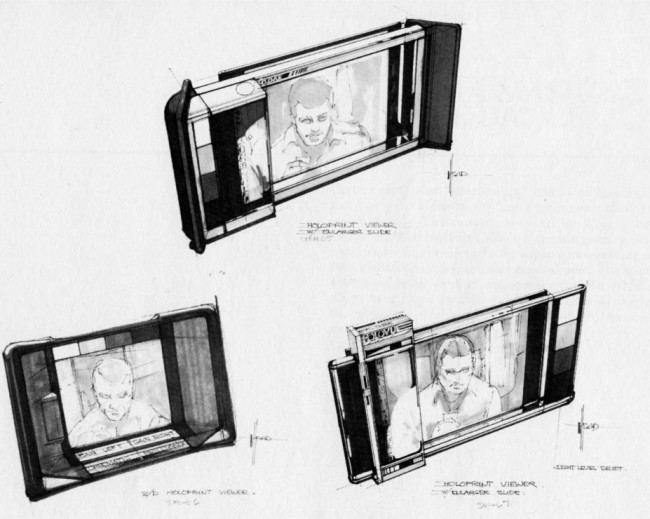 Blade Runner Original Matte Paintings And Sketches