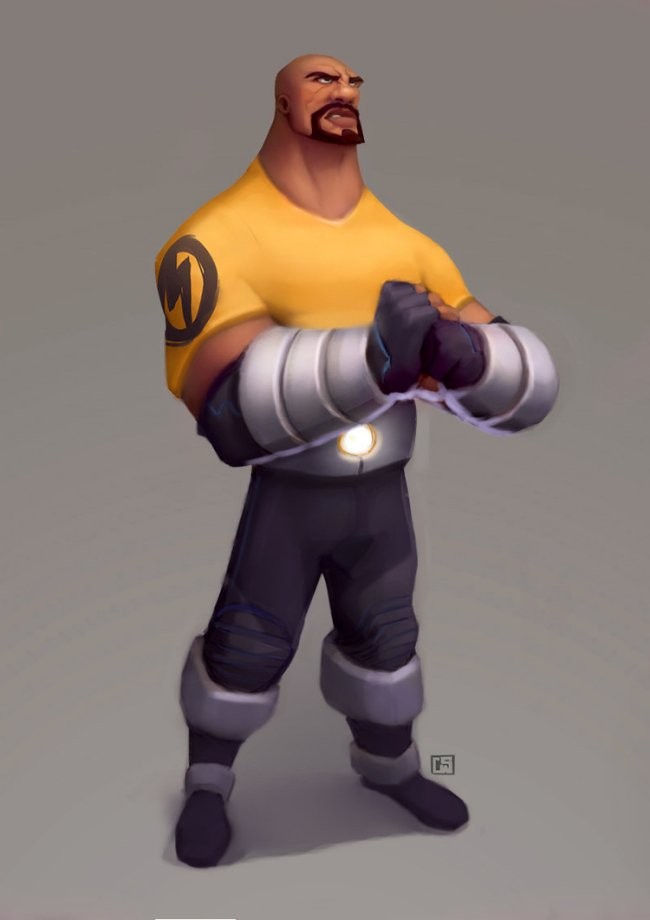 Cartoon Style Superhero Art