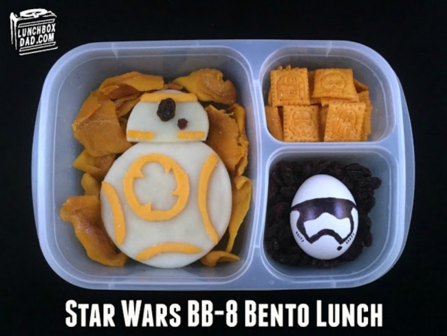 Dad Makes Cool Star Wars Themed Lunches For Kids