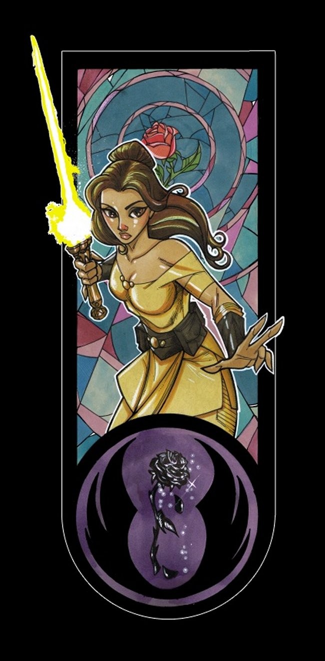 Disney Princesses As Jedi Masters T-Shirts