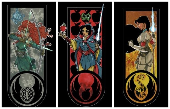 Disney Princesses As Jedi Masters T-Shirts