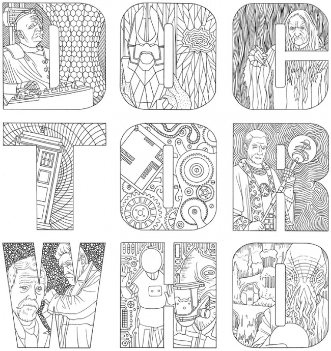 Doctor Who Coloring Book
