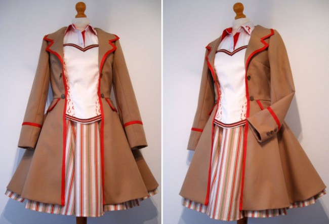 Doctor Who Female Fifth Doctor Cosplay Costume