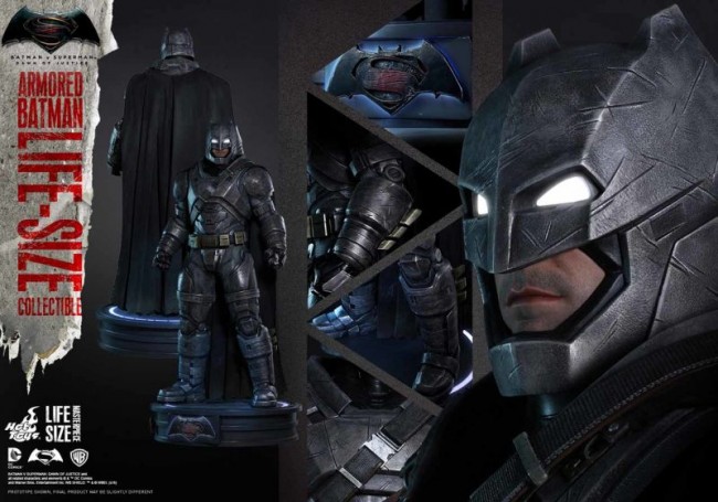 Hot Toys Life-Size Batman v Superman Armored Batman Figure