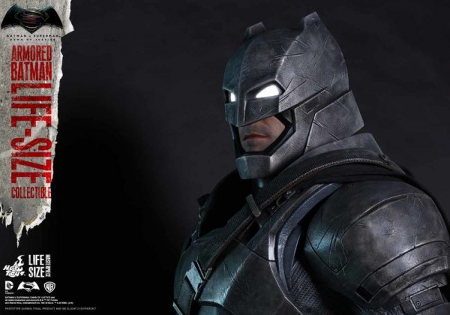 Hot Toys Life-Size Batman v Superman Armored Batman Figure