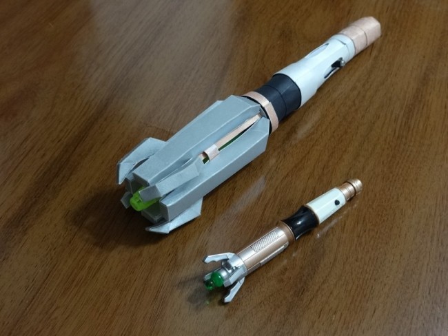 Papercraft 11th Doctor's Sonic Screwdriver