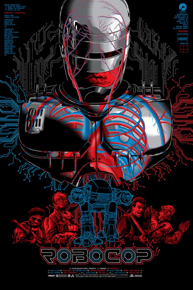 Robocop Poster By Anthony Petrie