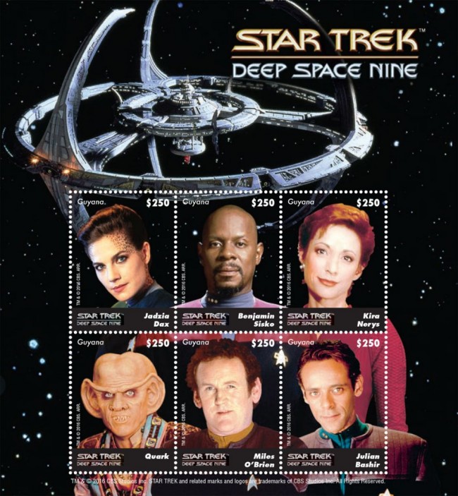 Star Trek Deep Space Nine Stamps