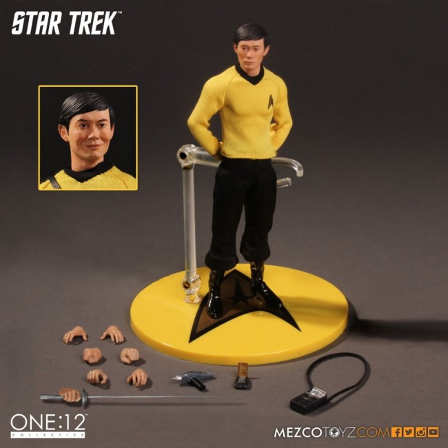 Star Trek Sulu Collective Action Figure From Mezco