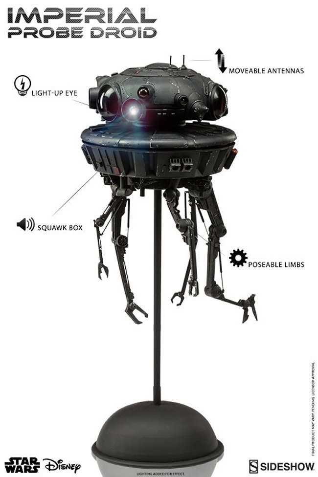 Star Wars Imperial Probe Droid Sixth Scale Figure