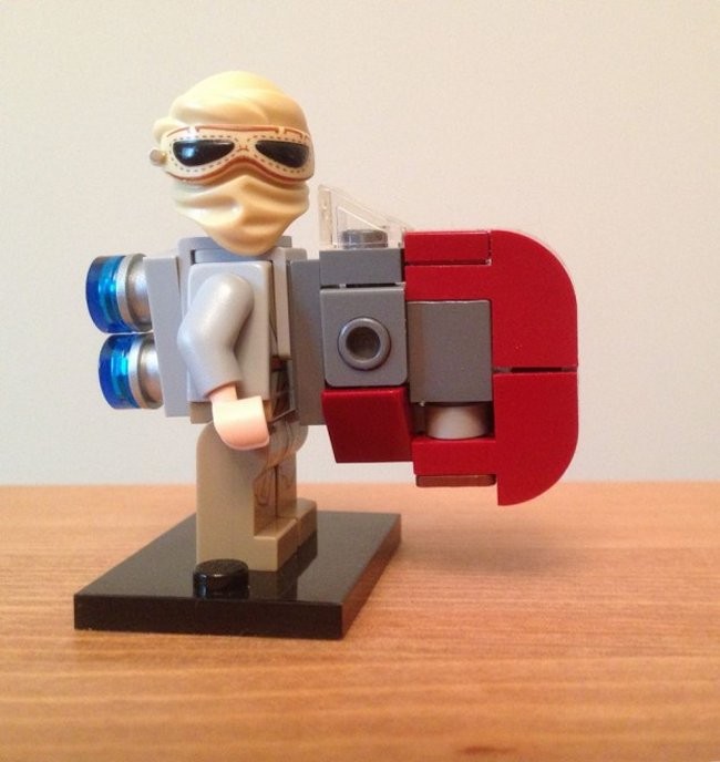 Star Wars Lego Minifigs Wearing Spaceship Costumes