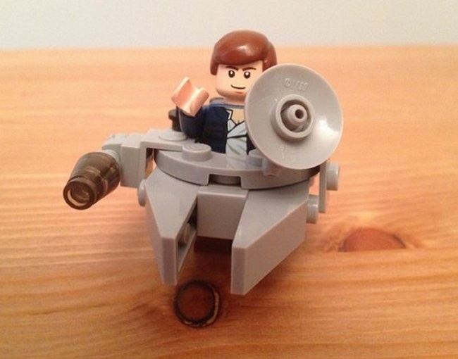 Star Wars Lego Minifigs Wearing Spaceship Costumes