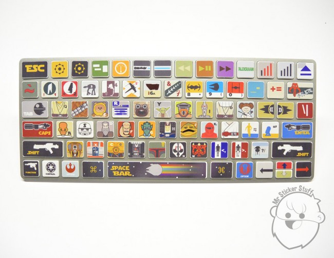 Star Wars Macbook Keyboard Stickers
