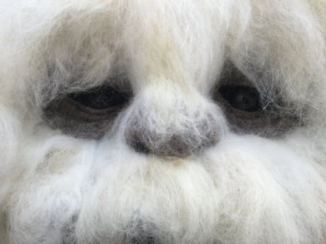 Star Wars Needle Felted Wampa Head