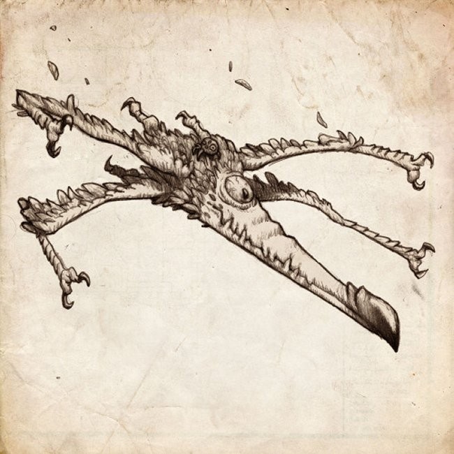 Star Wars Ships As Monsters