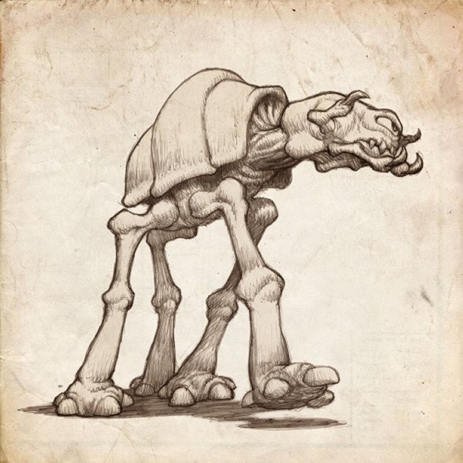Star Wars Ships As Monsters