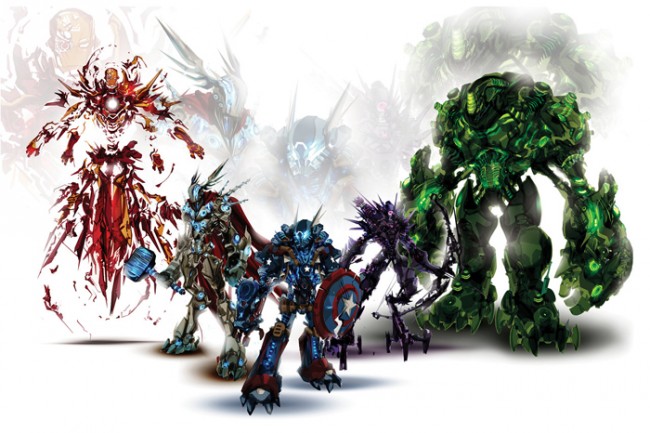 Avengers Characters As Robots