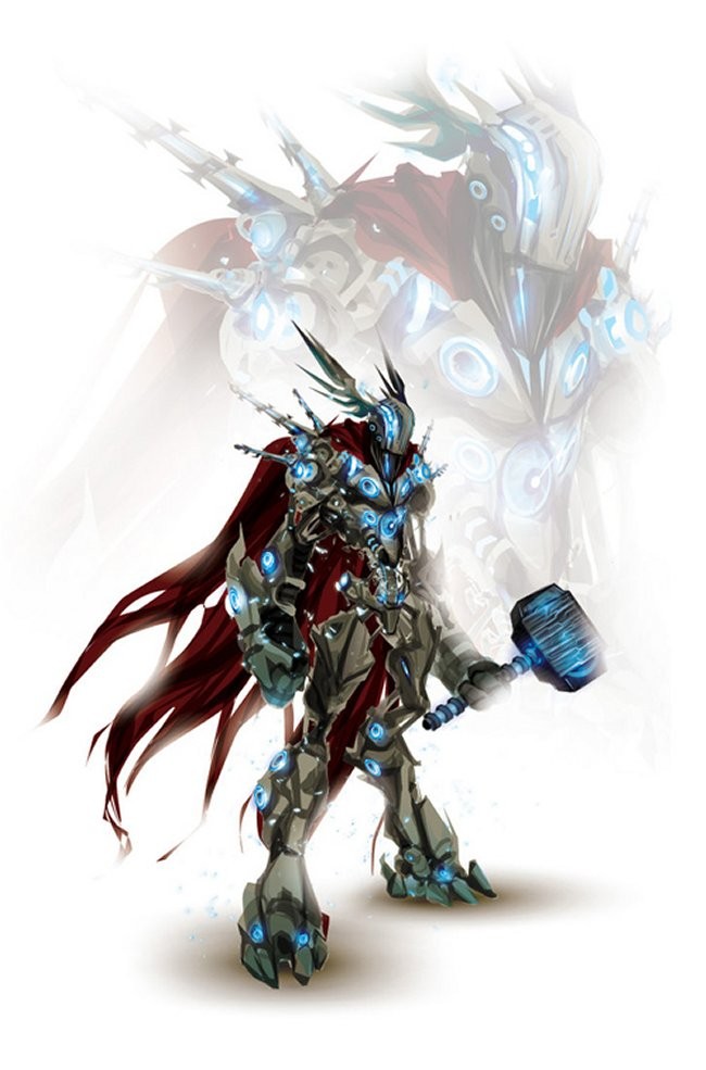 Avengers Characters As Robots