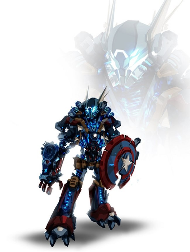 Avengers Characters As Robots