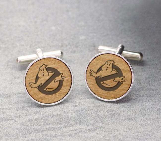 Beautiful And Geeky Real Wood Cufflinks
