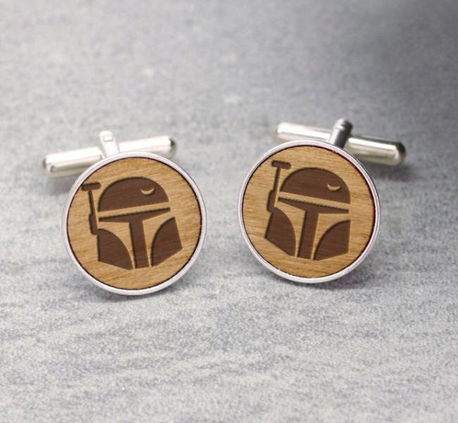 Beautiful And Geeky Real Wood Cufflinks