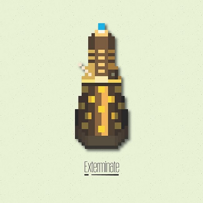 Cool Doctor Who Pixel Art