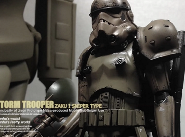Custom Mobile Suit Gundam Stormtrooper Figures