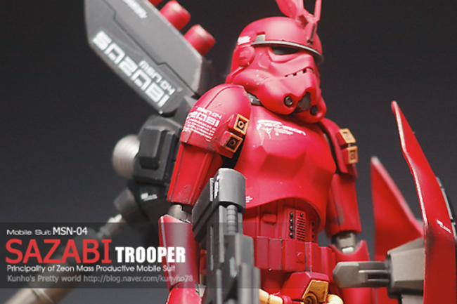 Custom Mobile Suit Gundam Stormtrooper Figures