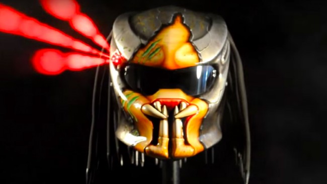 Predator Themed Motorcycle Helmets