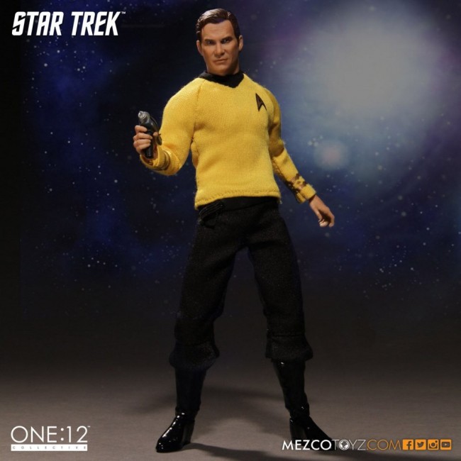 Star Trek Captain Kirk 1 12 Collective Action Figure From Mezco
