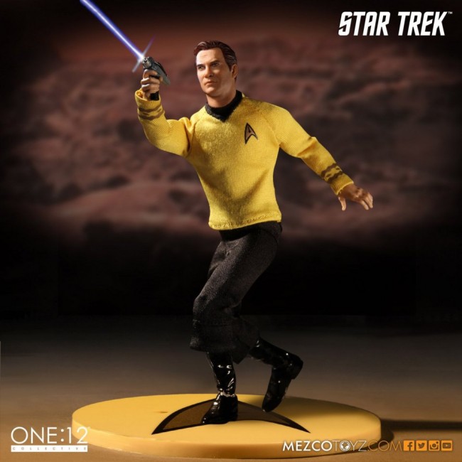 Star Trek Captain Kirk 1 12 Collective Action Figure From Mezco