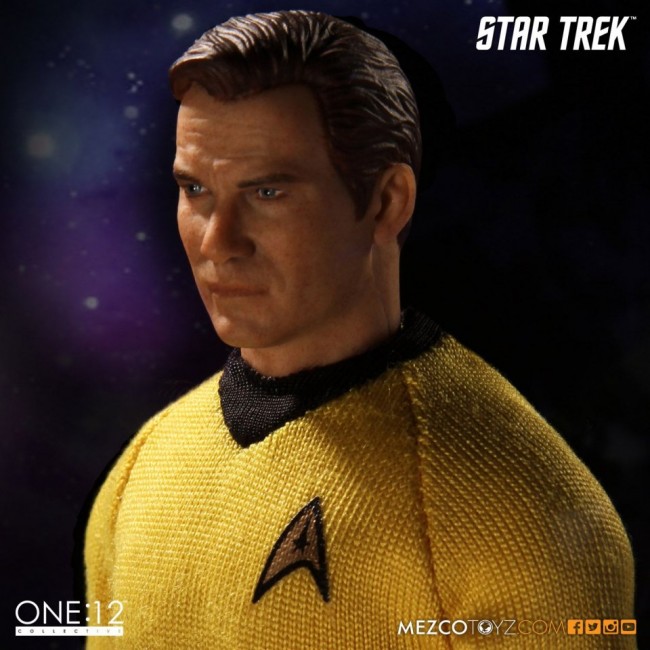 Star Trek Captain Kirk 1 12 Collective Action Figure From Mezco