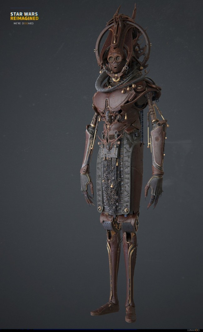 Star Wars African Totem C-3PO