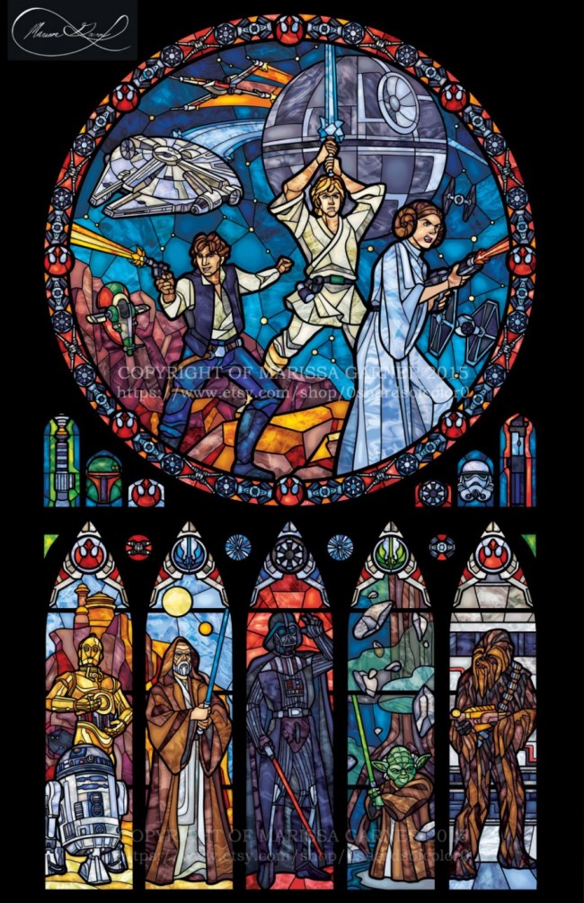 These Stained Glass Illustrations Are Incredible