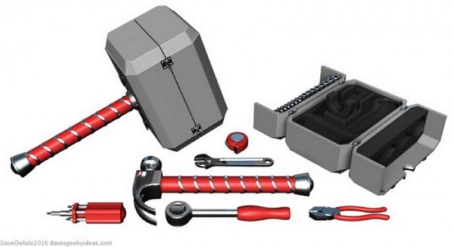 Thor's Hammer Tool Kit Concept Art