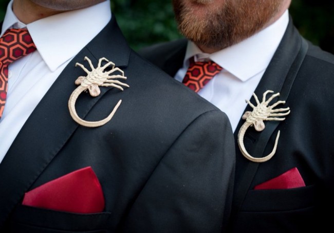 Alien Facehugger Hairclip