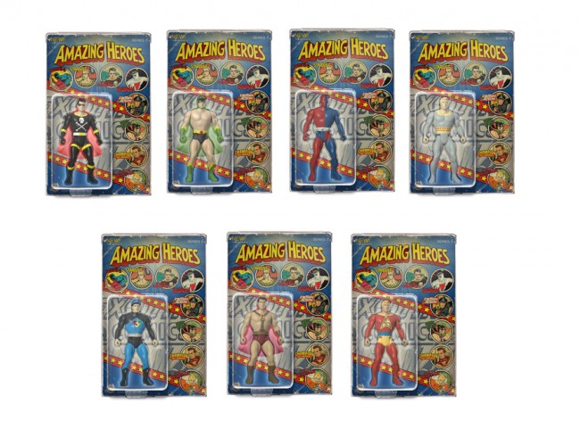 Amazing Heroes Wave 1 Action Figures