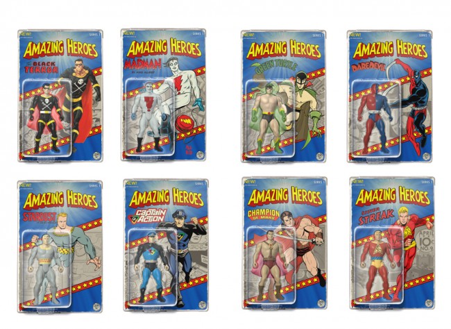 Amazing Heroes Wave 1 Action Figures
