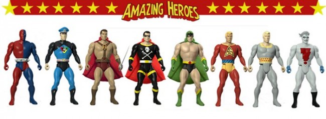 Amazing Heroes Wave 1 Action Figures