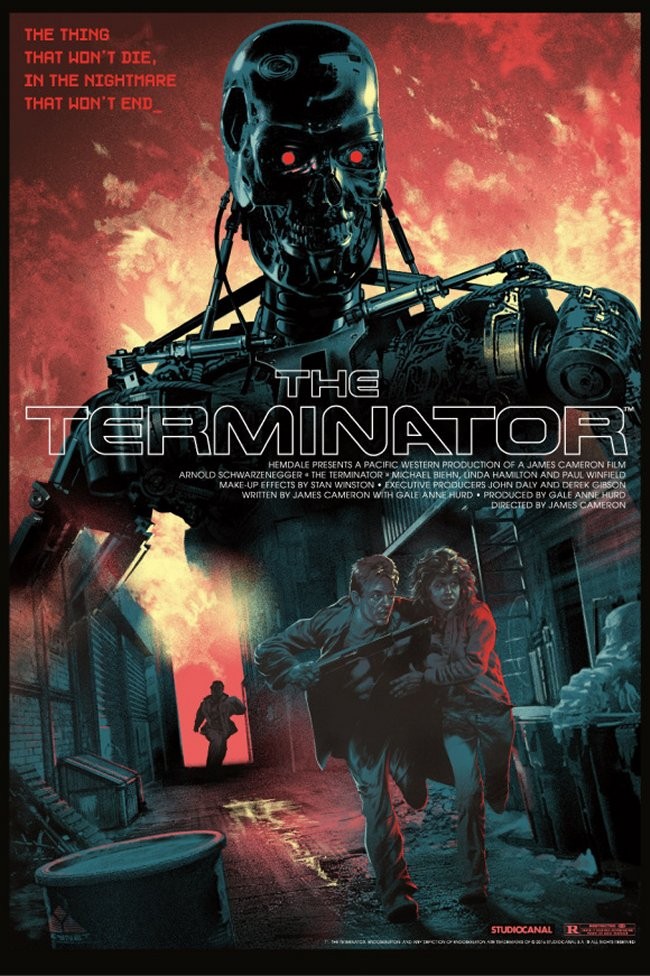 Awesome The Terminator Print By Stan And Vince