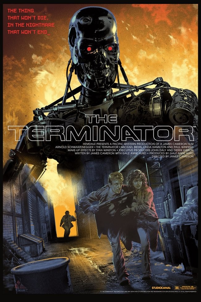 Awesome The Terminator Print By Stan And Vince